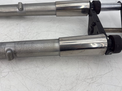 2004 Harley Touring FLHT Electra Glide OEM Front Triple Tree Set & LH RH Fork Legs Sliders
