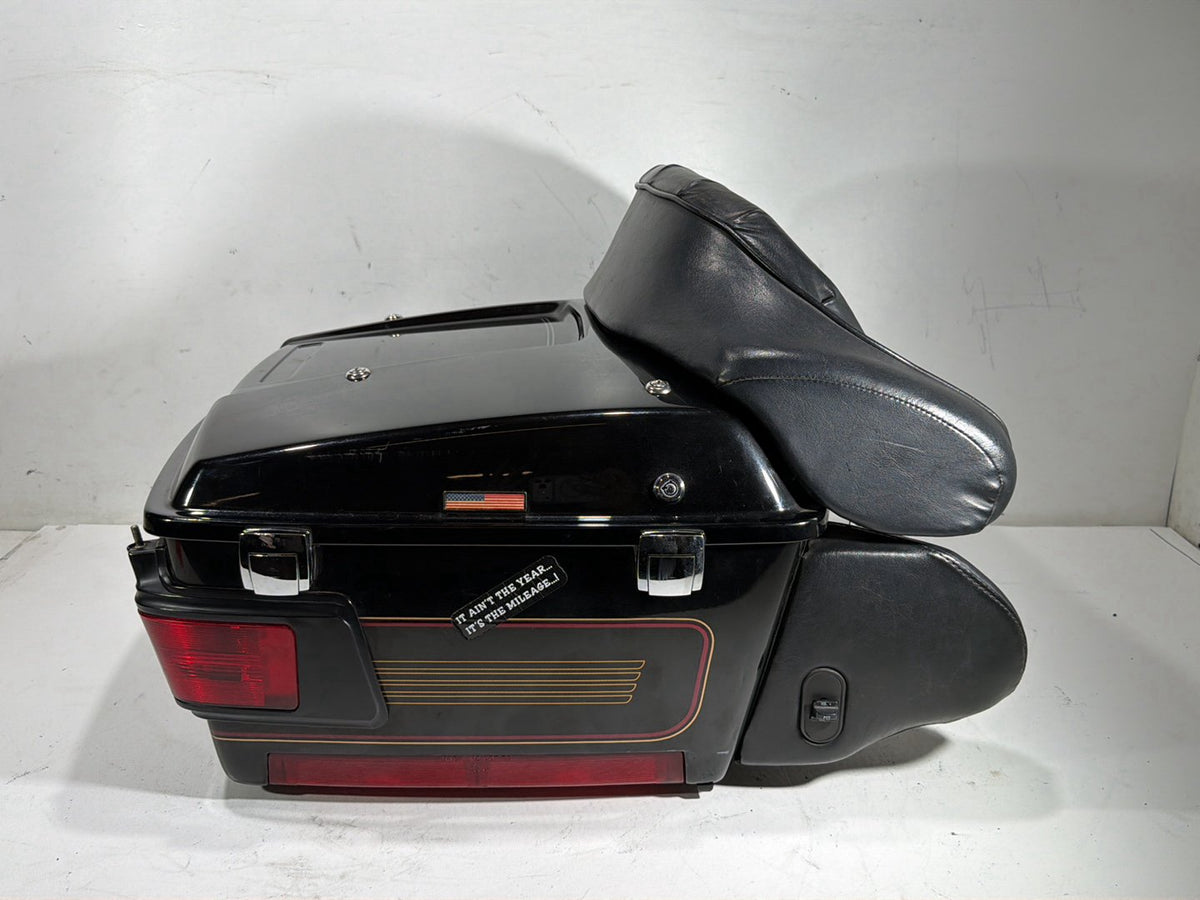 2000 Harley Electra Glide Touring Ultra OEM Pass Backrest Tour Pak Luggage NOKey