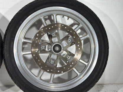 2006 Harley Dyna Super Glide Custom FXDCI OEM Front & Rear Wheel Rim Tire