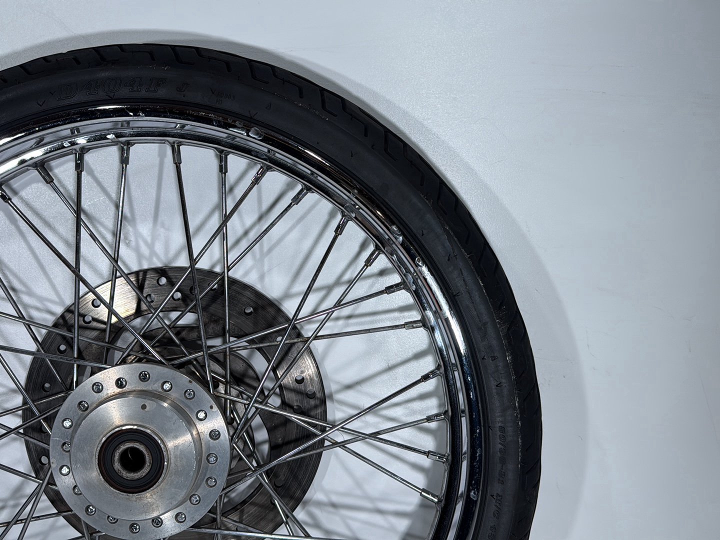2005 Harley Sportster XL883C 883 Custom OEM Front Wheel Rim Tire Spoked