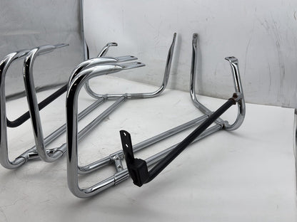 2007 Harley Touring FLHTP Electra Glide Police OEM Rear Left Right Saddlebag Guard Rails Bar