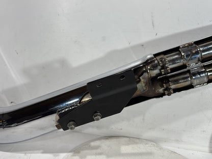 1991 Harley Heritage Softail Exhaust Header Pipe Muffler BENT 2-1