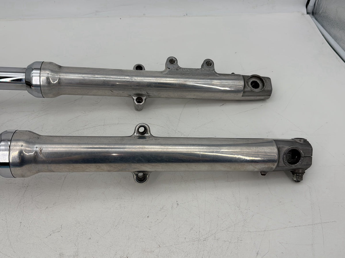 2005 Harley Sportster XL883C 883 Front Triple Tree Set &amp; LH RH Fork Legs Sliders