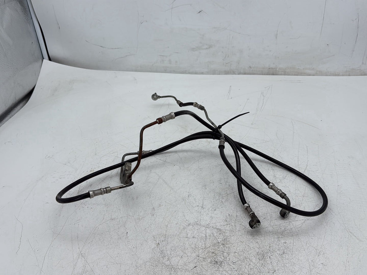 2009 Harley Road King Touring Police OEM Front Brake Hose Line Pipe ABS