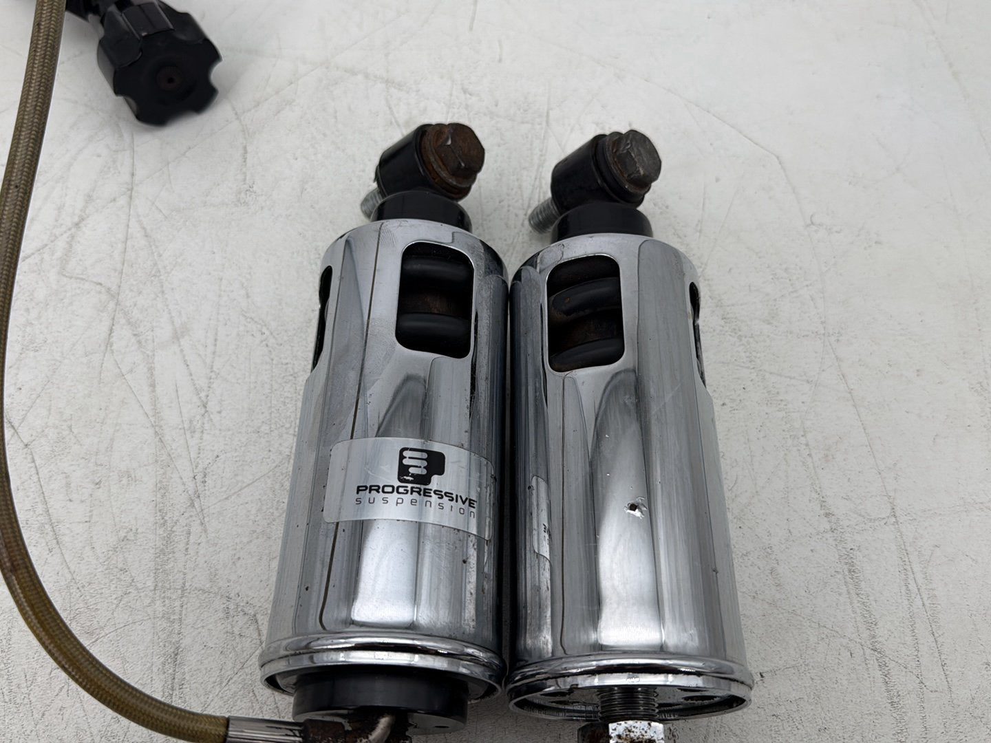 2011 Harley Softail FLSTFB Fat Boy OEM Rear Left Right Shock Absorbers