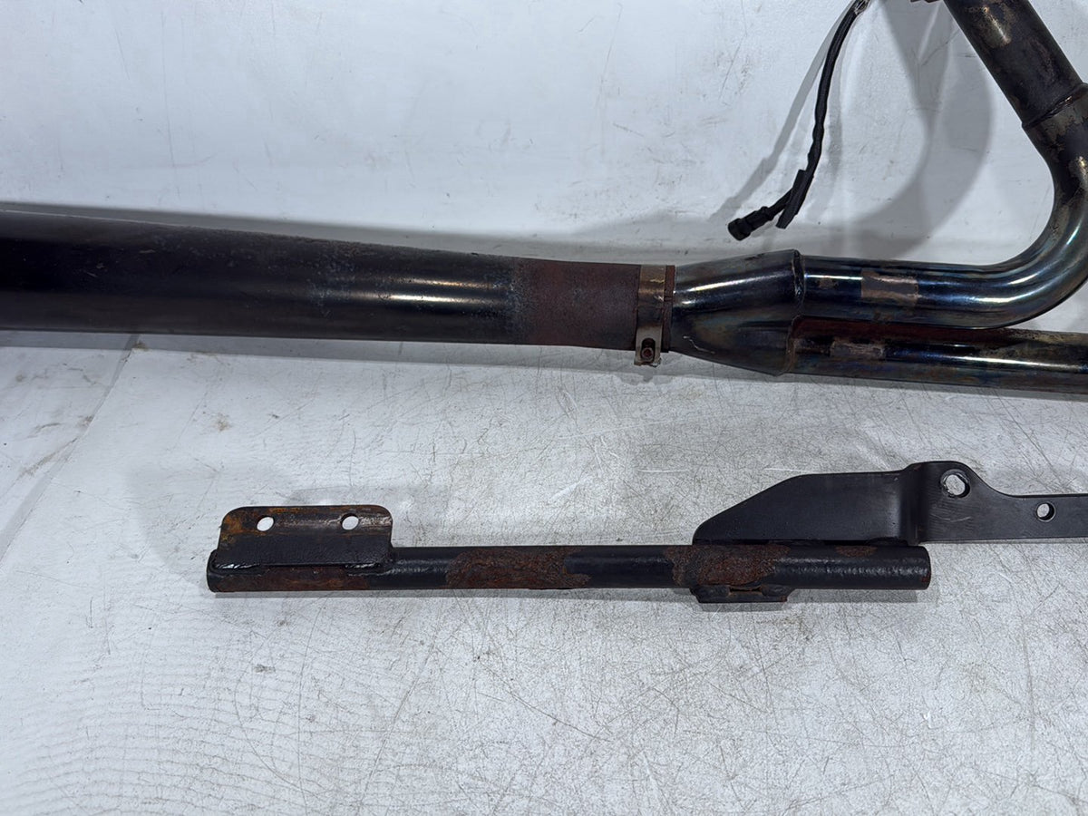 2007 Harley Dyna Street Bob FXDB Exhaust Header Pipe Muffler 2 into 1 BASSANI