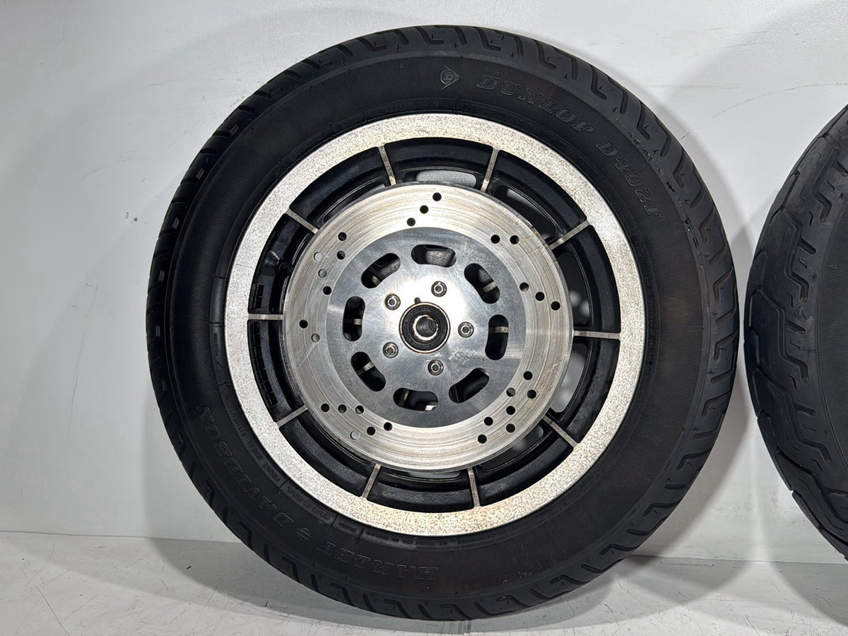 1998 Harley Touring Electra Glide Ultra OEM Front & Rear Wheel Rim Tire 16"