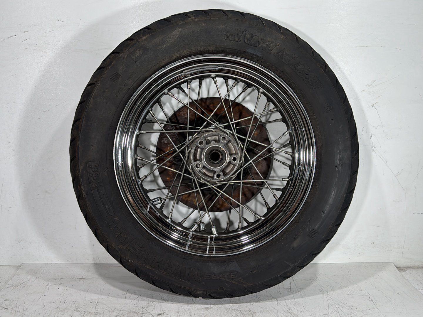 1998 Harley Road King Touring FLHRCI Classic OEM Rear Wheel Rim Tire Spoked
