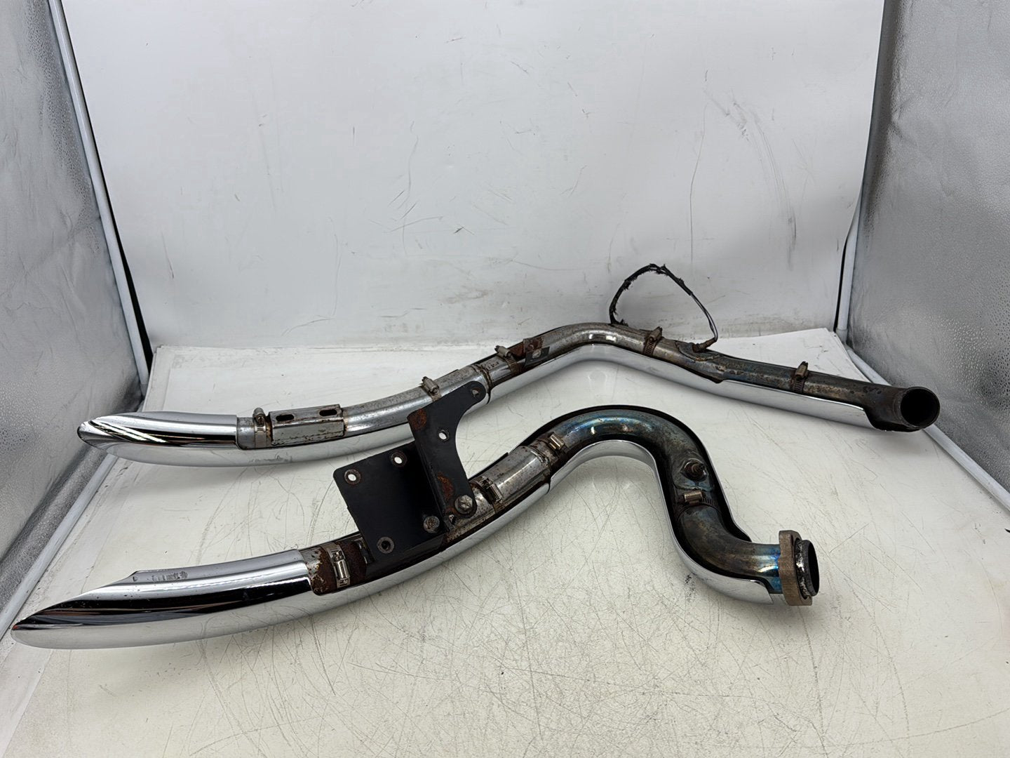 2012 Harley Dyna Super Glide Custom FXDCI OEM Exhaust System Header Pipe