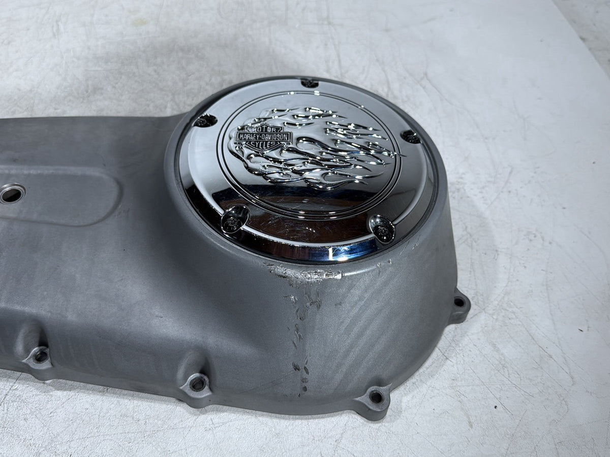 2009 Harley Dyna Street Bob FXDB OEM Outer Primary Clutch Cover
