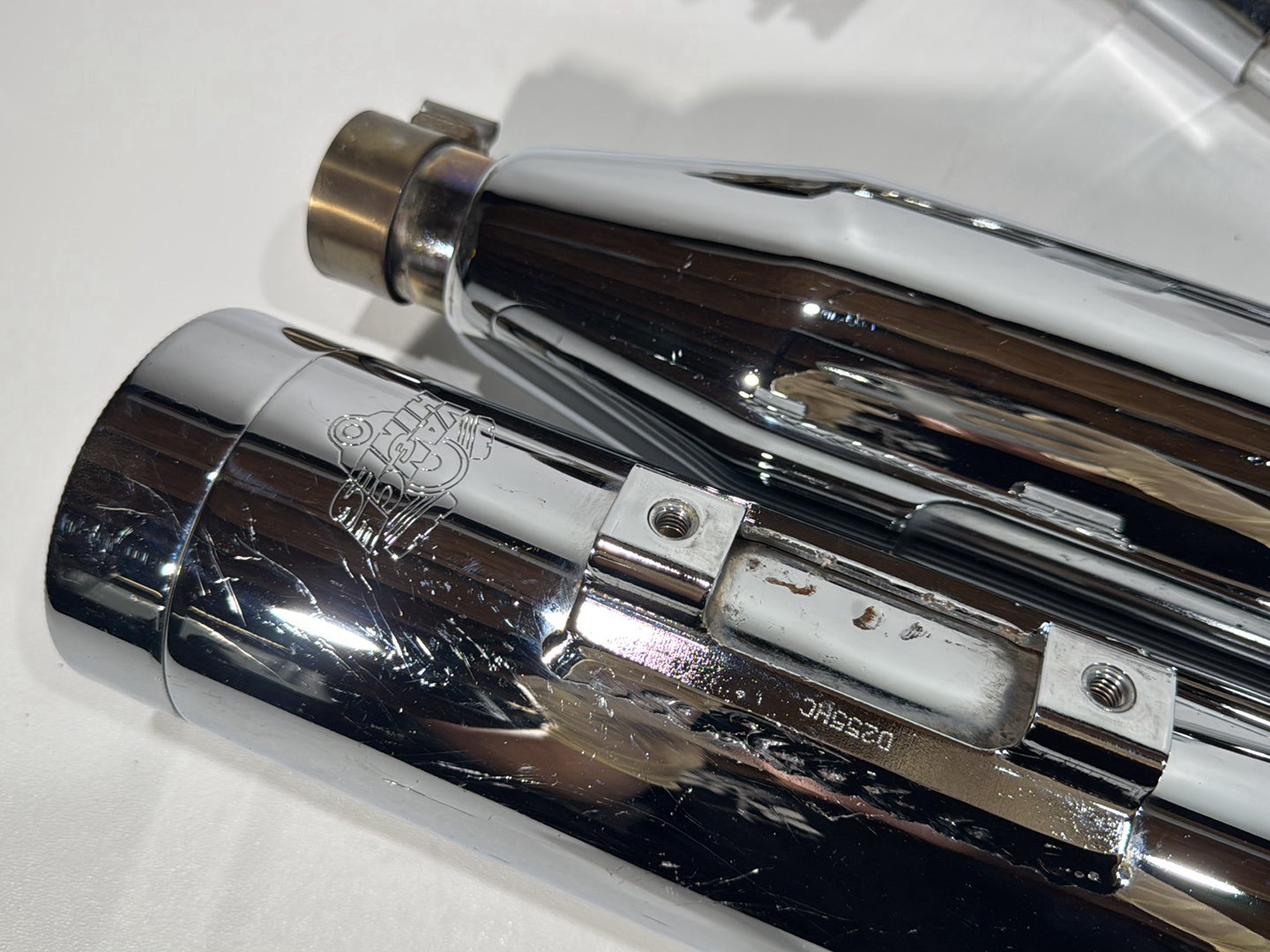 2014 Harley Electra Glide Touring CVO Screamin Eagle OEM Exhaust Header Pipes Muffler Vance & Hines