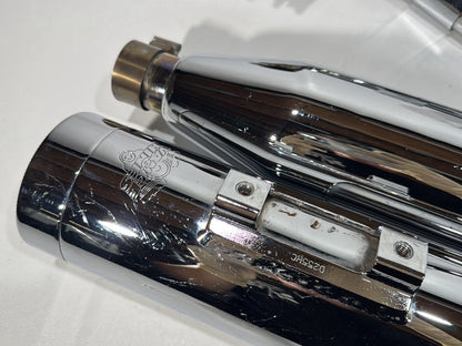 2014 Harley Electra Glide Touring CVO Screamin Eagle OEM Exhaust Header Pipes Muffler Vance & Hines