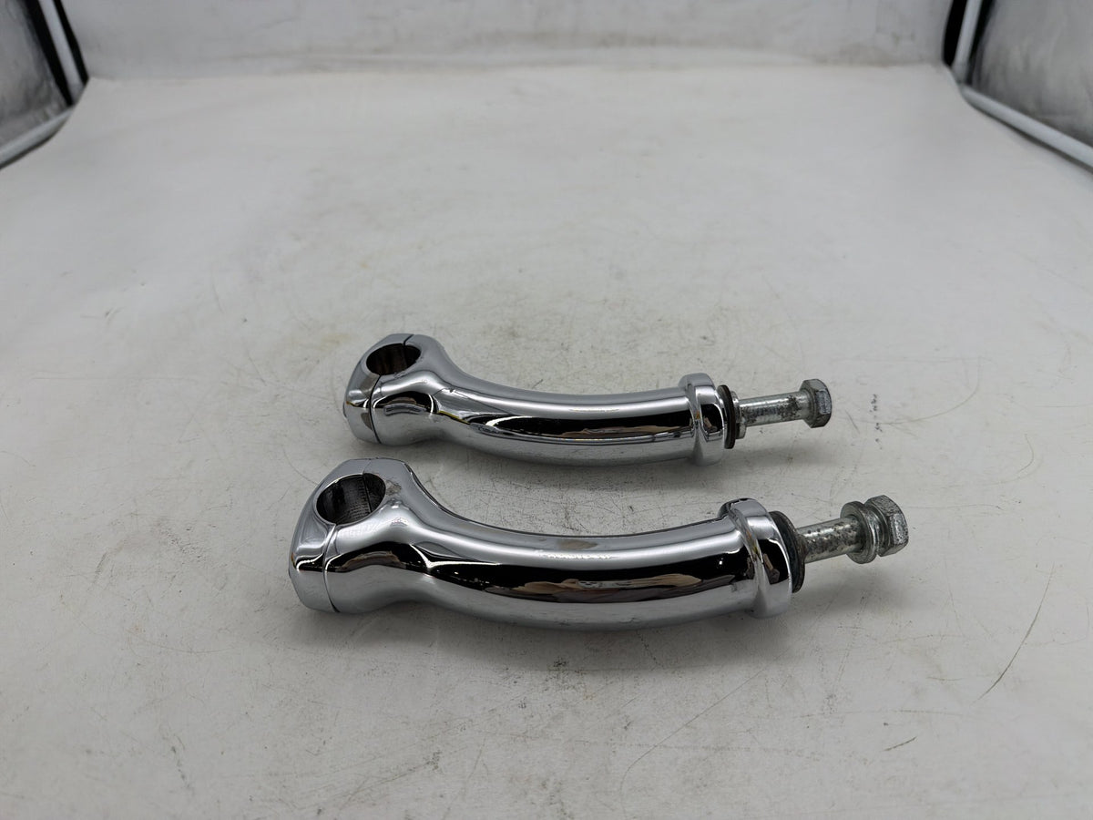 2001 Harley Softail Deuce FXSTD OEM Front Handlebar Risers Riser