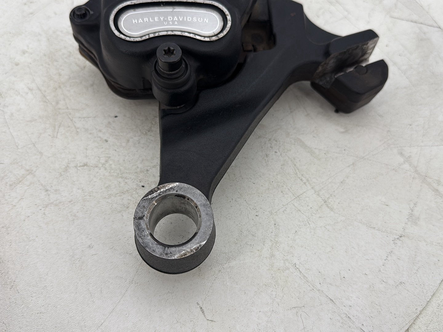 2015 Harley Dyna Low Rider FXDL OEM Rear Back Brake Caliper w/ Bracket