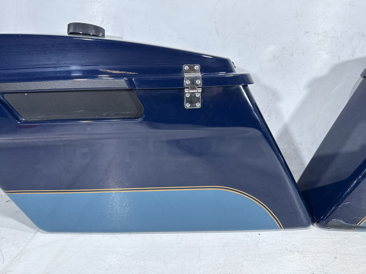 2011 Harley Electra Glide Touring Police OEM Left Right Saddlebags Luggage NOKey