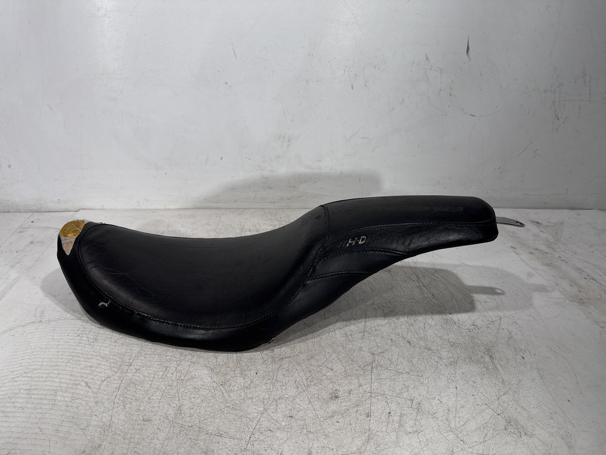 2002 Harley Dyna Wide Glide FXDWG OEM Passenger Rider Driver Seat Saddle TORN
