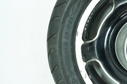 2007 - 2012 Harley-Davidson Touring Street Glide Rear Wheel Rim Tire 180/65B16 81H, Michelin, Airstrike