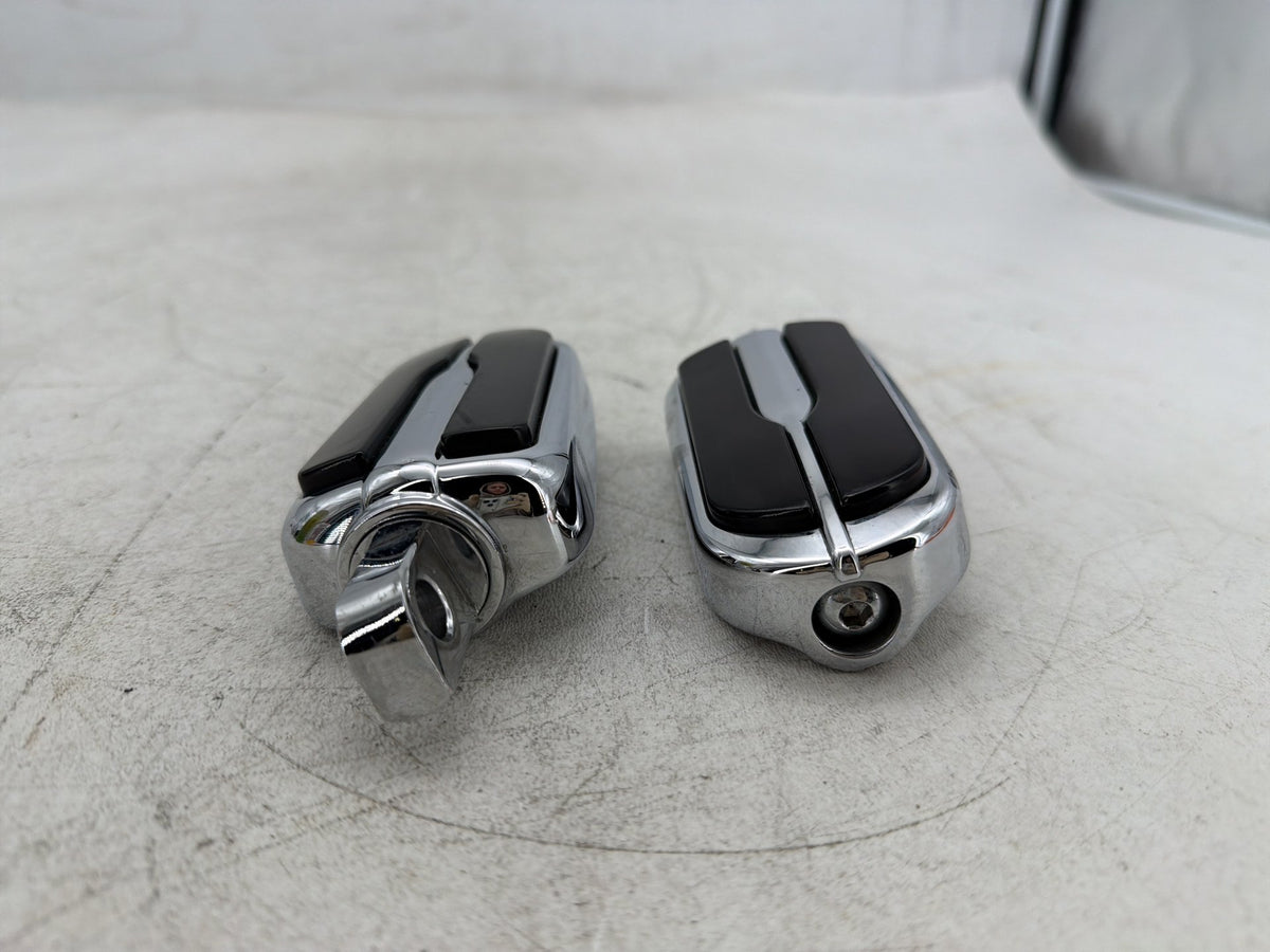 2009 Harley Electra Glide Touring CVO Eagle OEM Left & Right Step Foot Rest Pegs