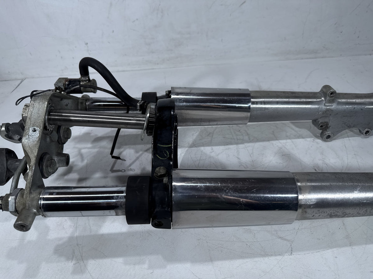 93 Harley Electra Touring Sport Front Triple Tree Set & LH RH Fork Legs Sliders