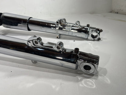 2003 Harley Electra Glide Touring Ultra FLHTCUI OEM Front Triple Tree Set & LH RH Fork Legs Sliders