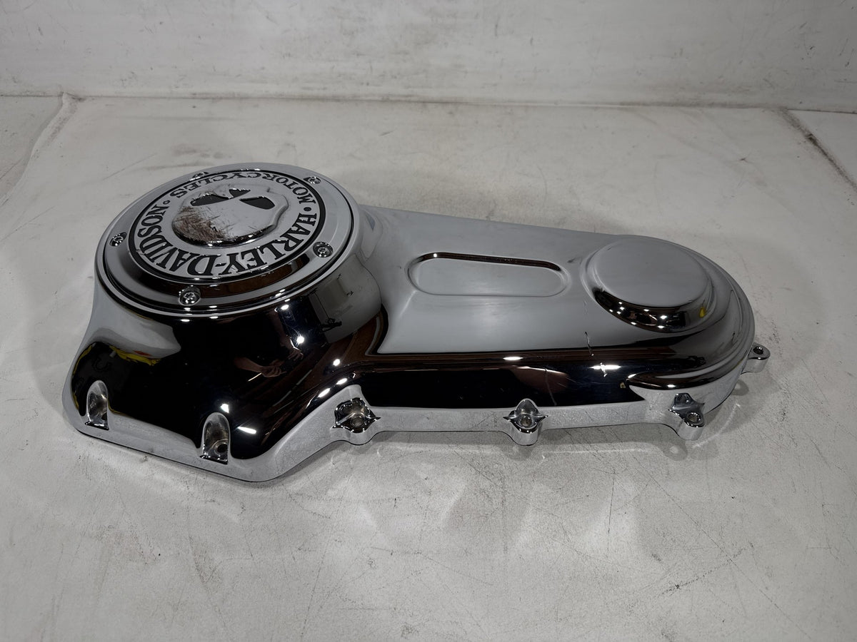 2011 Harley Softail Deluxe FLSTN OEM Outer Primary Clutch Cover SCRATCHED