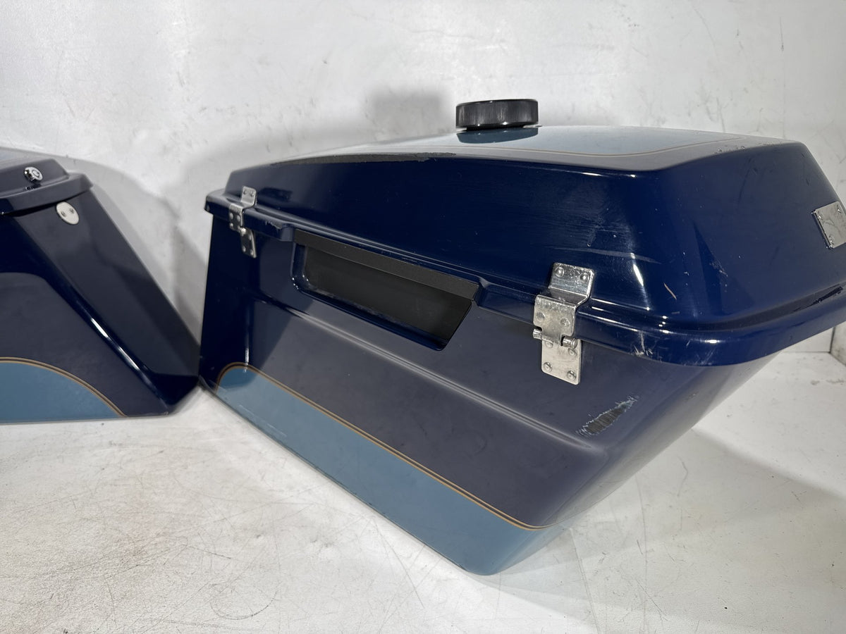2011 Harley Electra Glide Touring Police OEM Left Right Saddlebags Luggage NOKey