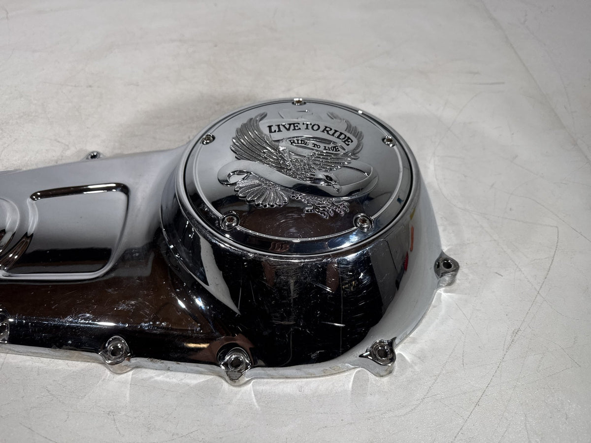2013 Harley Street Glide Touring FLHX OEM Outer Primary Clutch Cover Eagle