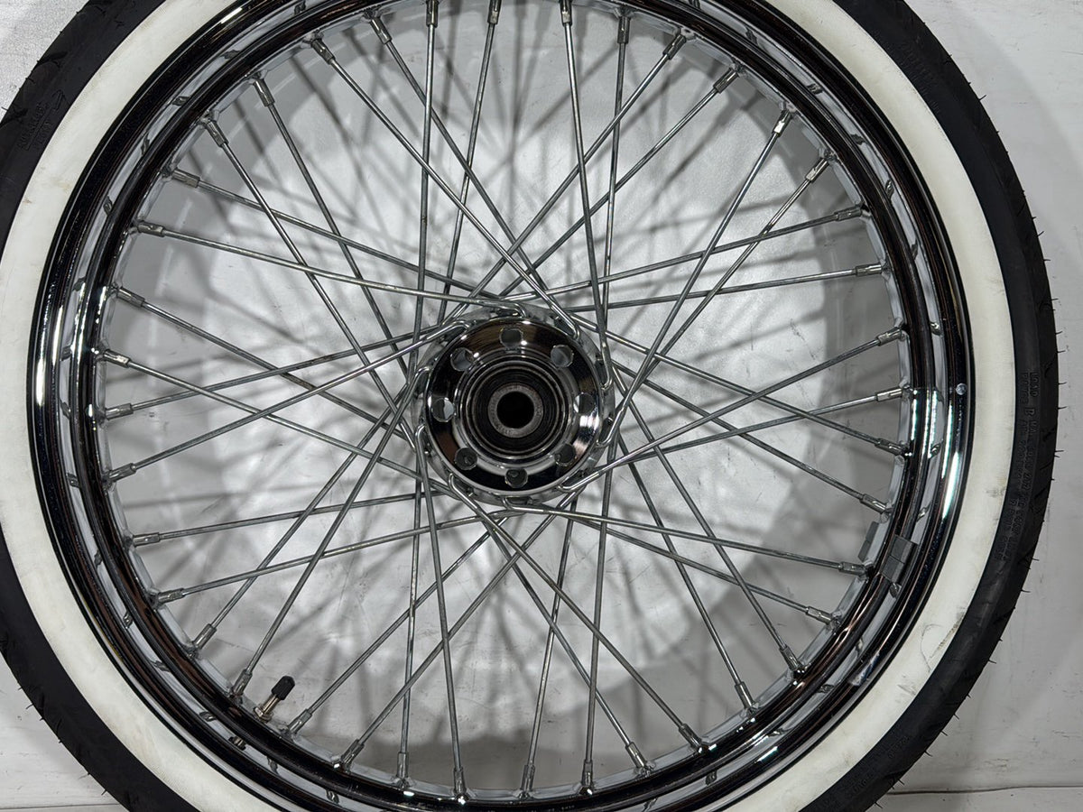 2003 Harley Softail Deuce FXSTD OEM Front Wheel Rim Tire Spoked