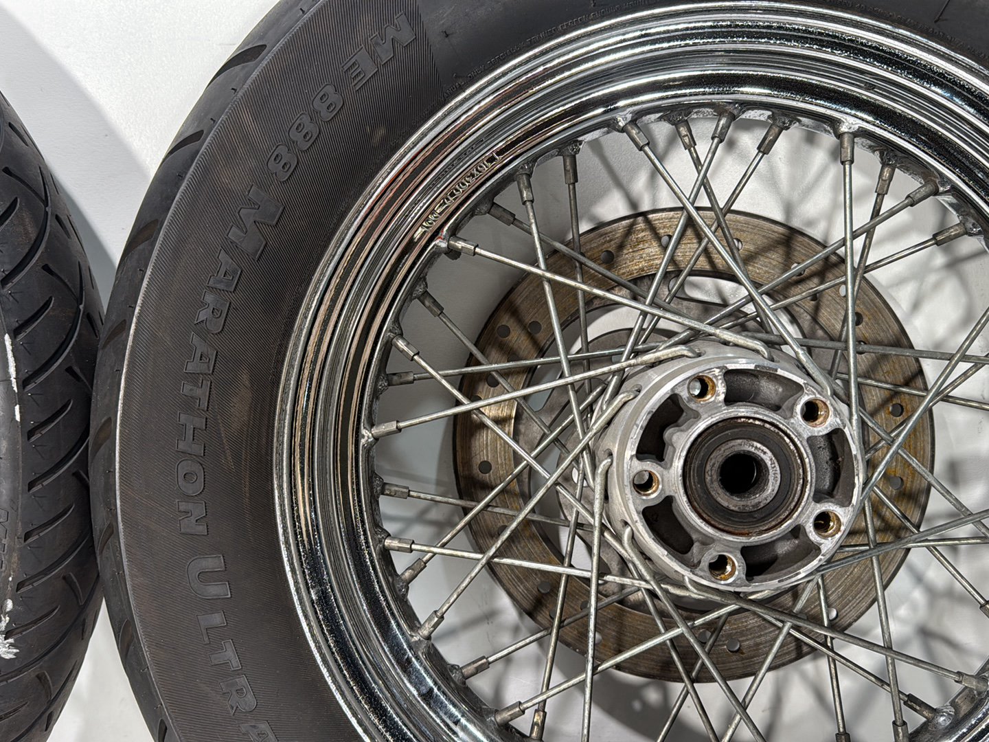 Harley-Davidson Misc  Front Rear Wheel Rim Tire Spoked 43700-05A , 43085-97