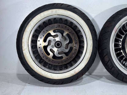 2013 Harley Electra Glide Touring Ultra FLHTCUI OEM Front & Rear Wheel Rim Tire