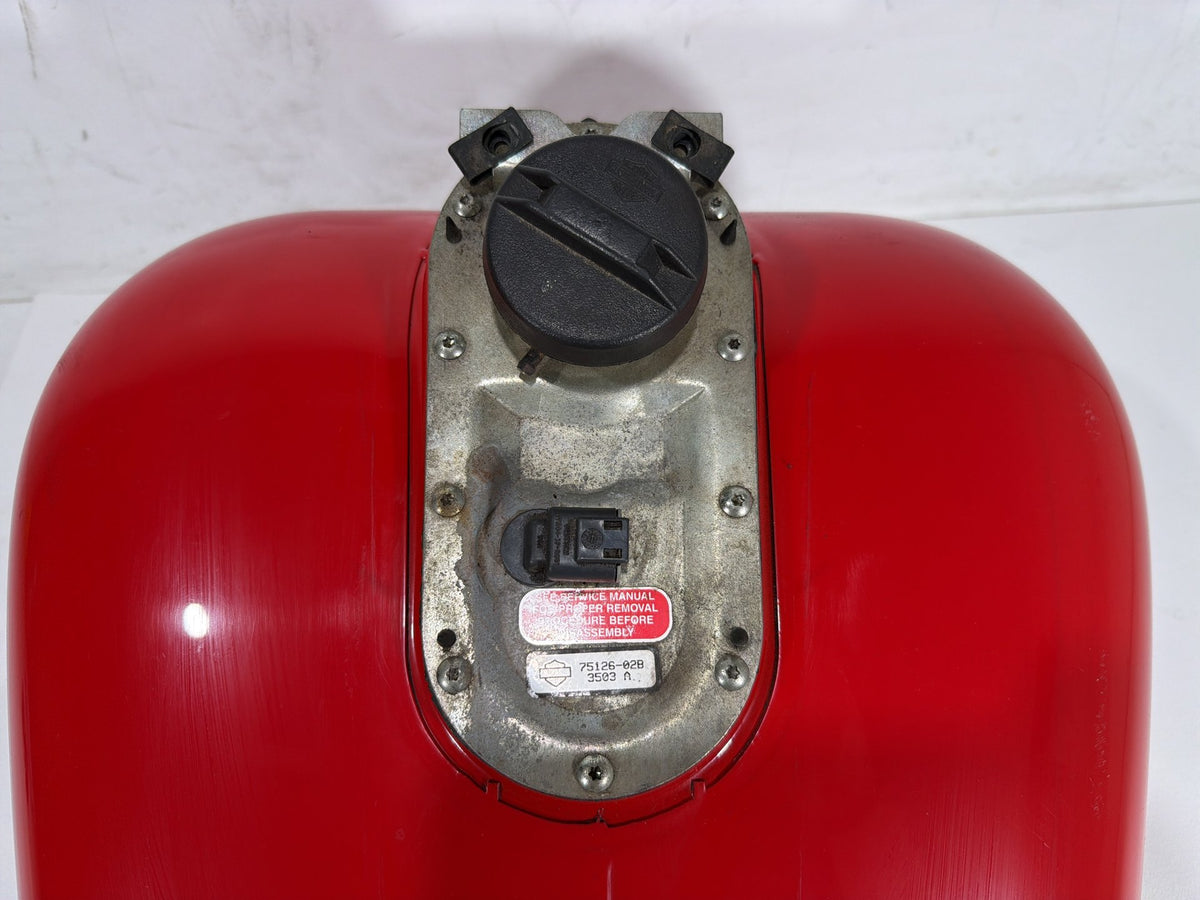 2004 Harley Electra Glide Touring Fuel Gas Tank Gasoline Reservoir w/ Fuel Pump