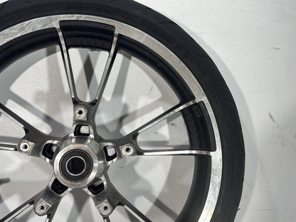 2007 Harley Street Glide Touring FLHX OEM Front Wheel Rim Tire 130/60B19