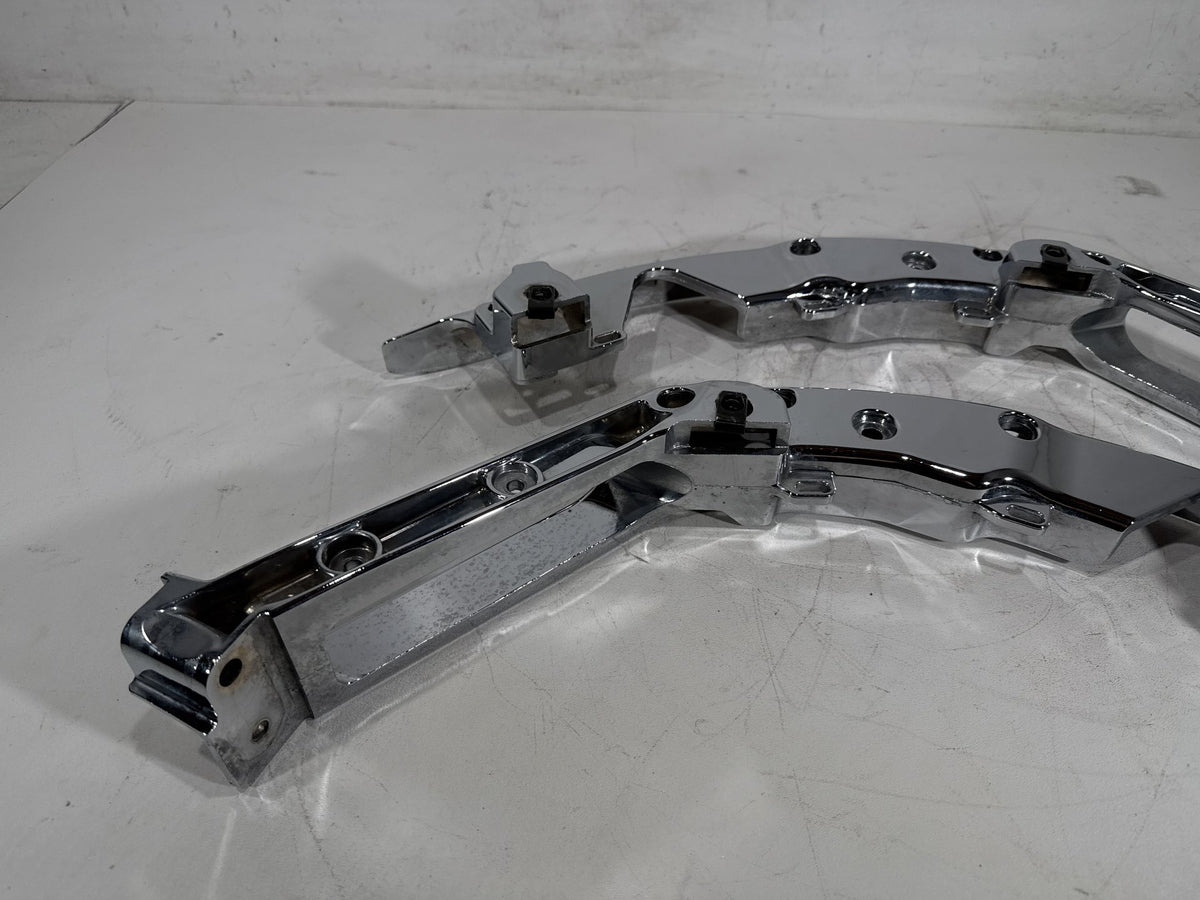 14 Harley Electra Touring Ultra OEM Left Right Saddlebag Fender Struts Brackets