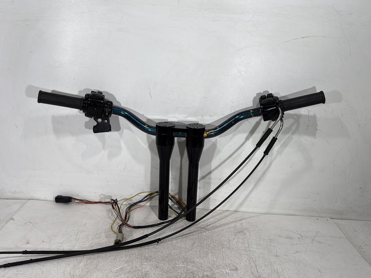 2007 Harley Dyna Street Bob FXDB OEM Handlebars Left Right Switches Controls
