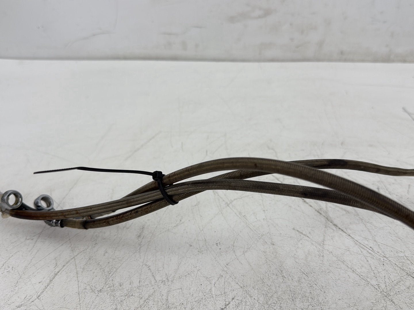 1995 Harley Road King Touring FLHR OEM Front Brake Hose Line Pipe