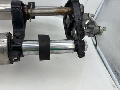 2008 Harley Touring FLHTCU Electra Glide Ultra OEM Front Triple Tree Set & LH RH Fork Legs Sliders