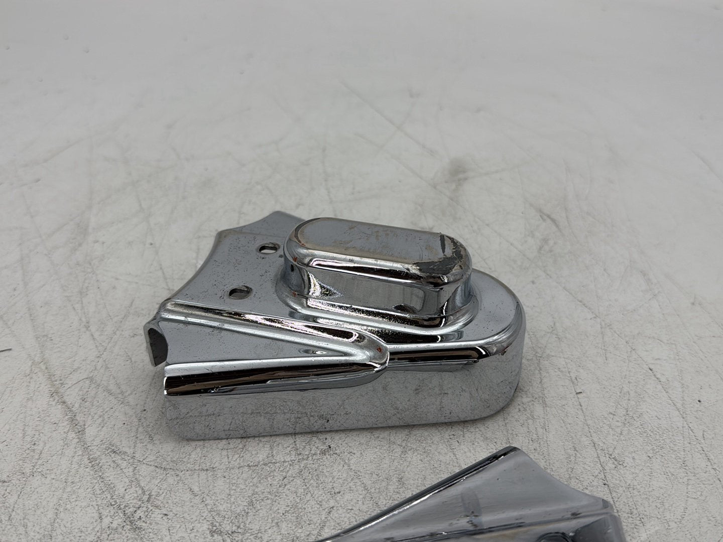 1998 Harley Softail Custom FXSTC OEM Rear Wheel Axle Nut Covers Caps