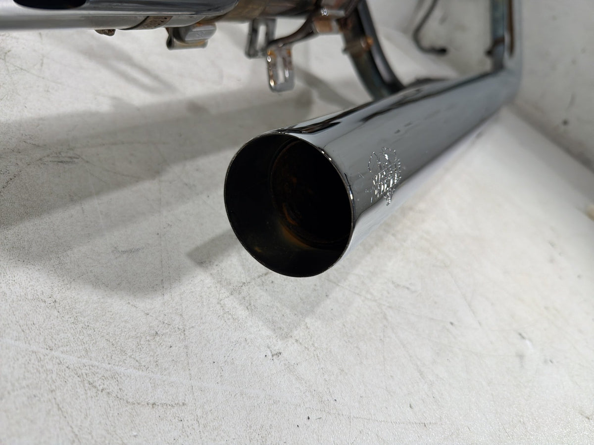 07 Harley Dyna Super Glide Exhaust Header Pipes Muffler Vance & Hines NO Bracket