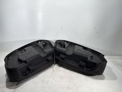 2004 Harley Road King Touring Custom FLHRSI OEM Rear Left Right Saddlebags Luggage Leather