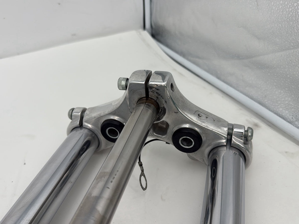 2003 Harley Sportster XL1200C 1200 Front Triple Tree Set LH RH Fork Legs Sliders