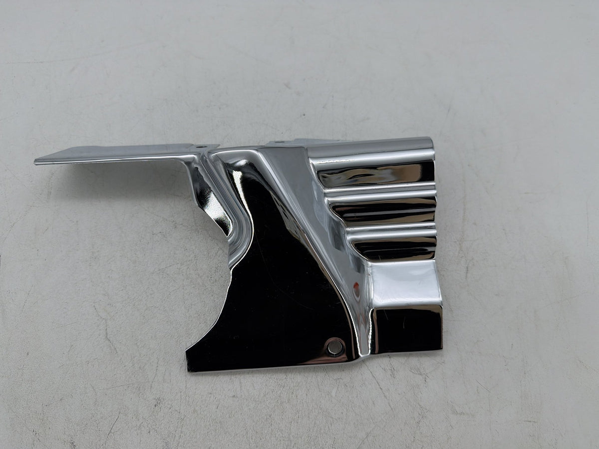 2001 Harley Softail Standard Ribbed Transmission Interface Cover Panel Kuryakyn