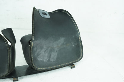 1999 - 2006 Harley-Davidson Touring Electra Glide Ultra Front Onboard Tool Bag Leather Storage Three Bag Pouch