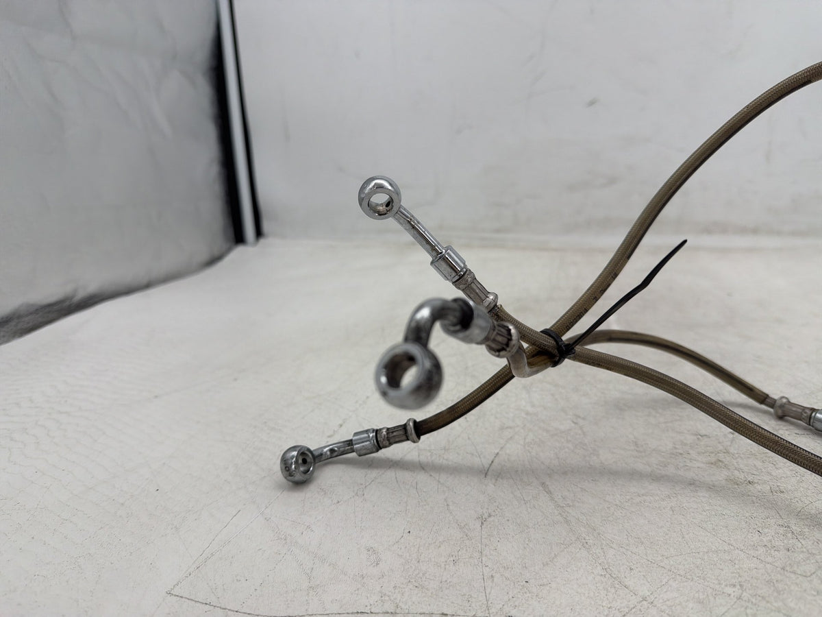 2004 Harley Electra Glide CVO Screamin Eagle OEM Front Brake Hose Line Pipe