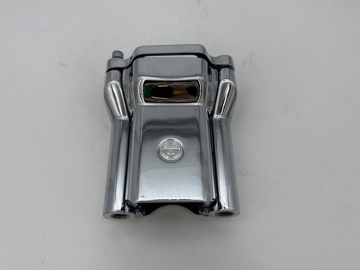 2003 Harley Sportster XL1200C Anniversary Front Handlebar Riser Top Clamp Chrome