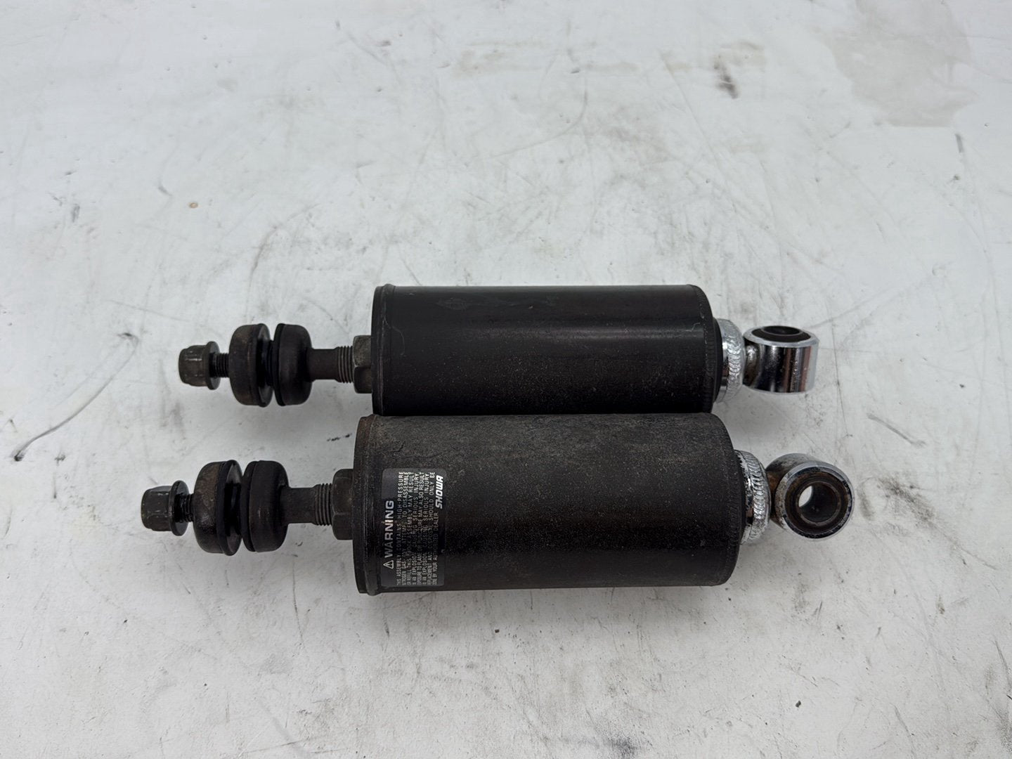 2002 Harley Heritage Softail Classic FLSTC OEM Rear Left Right Shock Absorbers