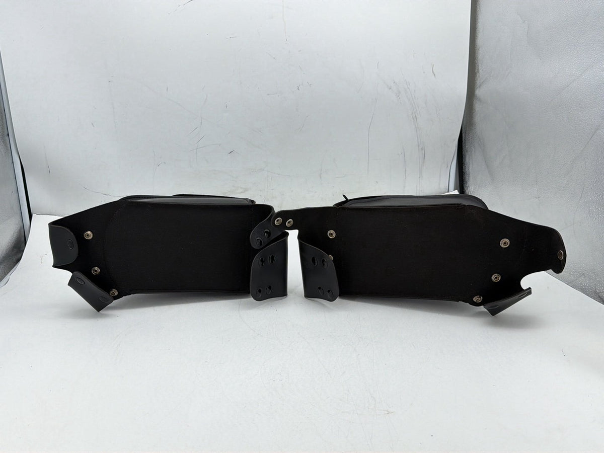 1997 Harley Road King Touring Rear Left Right Saddlebags Luggage Leather Old # 7