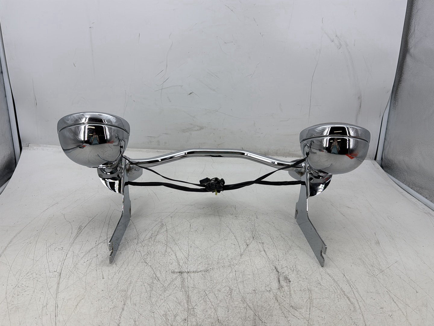 2007 Harley Electra Glide Touring Ultra FLHTCUI OEM Front Turn Signal Indicators Aux Light Bar