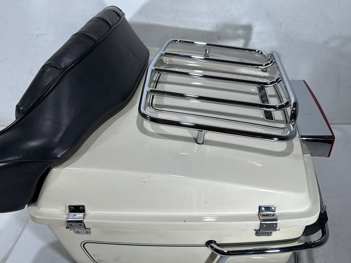 92 Harley Electra Glide Touring Classic OEM Pass Backrest Tour Pak Luggage NOKey