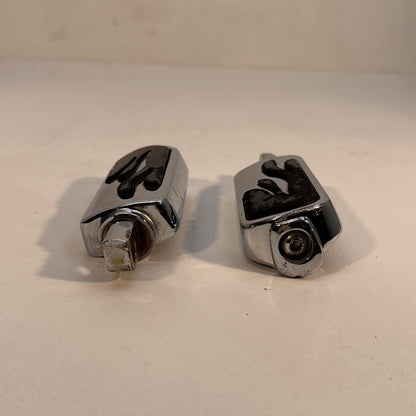1986 - 2003 Harley-Davidson Sportster Hugger 883 Passenger Left & Right Foot Pegs 50312-03