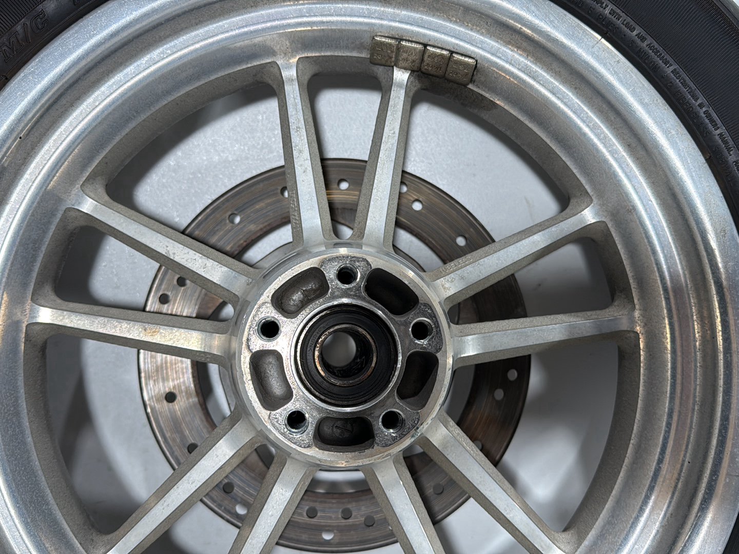 2006 Harley Dyna Super Glide Custom FXDCI OEM Front & Rear Wheel Rim Tire